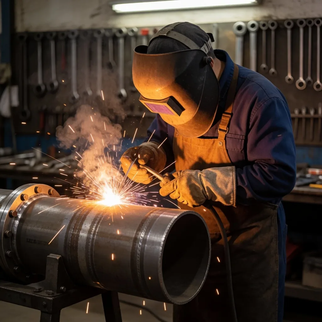 Taller metalúrgico que provee servicios a la industria del shale