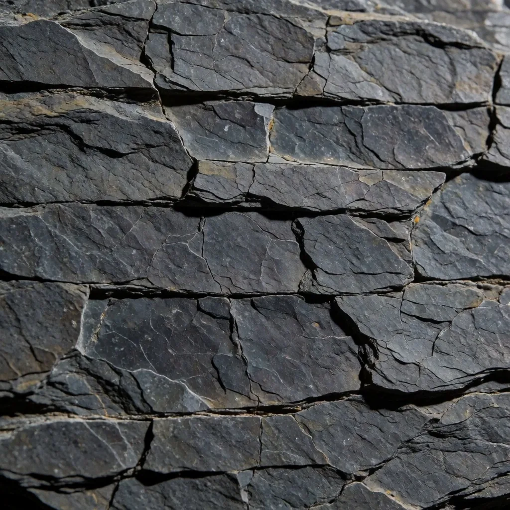 Textura de roca de esquisto en primer plano